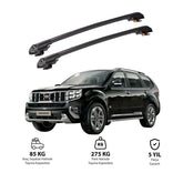 KIA MOHAVE 2020 et modèles ultérieurs TRX1 Thunder Carrier Barres transversales pour galerie de toit de voiture, 2 barres